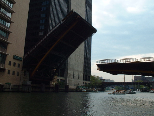 Half a bridge rising