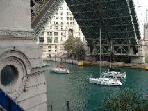 Boats under Michigan Ave. 3