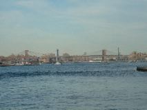 Brooklyn and Manhattan bridges