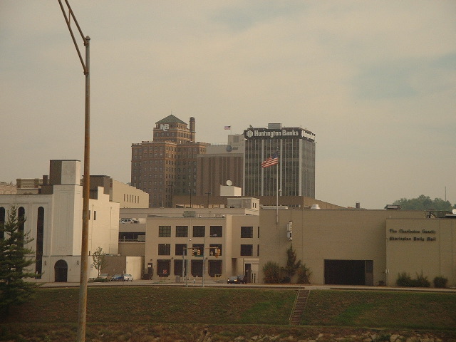 NBC and newspaper buildings in Charleston WV