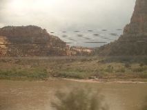 Colorado River with rocks