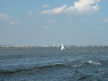 Washington Monument and Sailboat