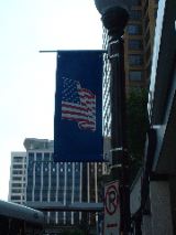 Rosslyn VA - banner with flag